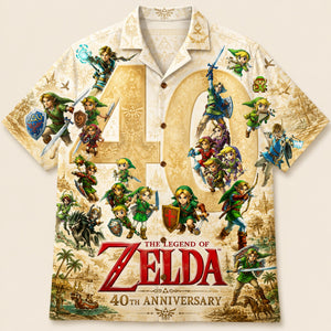 Legendary Adventure 40th Anniversary Hawaiian Shirt - Personalized Gifts 02nalu020626