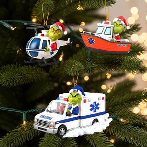 Badass Paramedic Christmas Ornament, Personalized Gifts 01qhtn130925