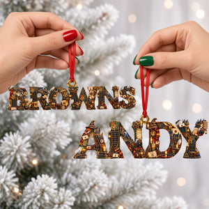 Mystery Library Alphabet Custom Name Ornament - Personalized Christmas Gift 01ohdh180926