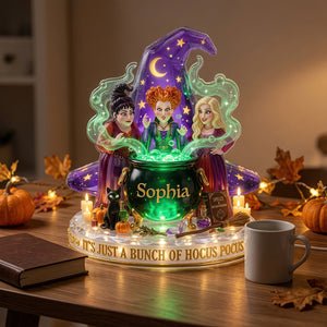 Mystic Sisters Acrylic Light Box - Personalized Gift For Witch Lovers 03NADT210726