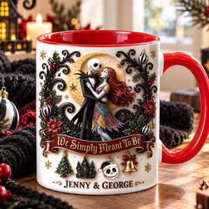 Simply Christmas Couple Coffee Mug - Personalized Gifts For Couple 02PALU191026