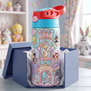 Sweet Bunny Colorful Kid Tumbler - Personalized Gifts For Kids 04HALU290726