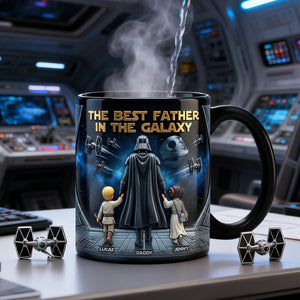 The Best Father Magic Coffee Mug - Personalized Gifts For Father 01natn100426