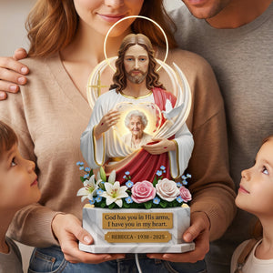 Memorial Heaven With Jesus Light Box - Custom Photo Memorial Gifts 05hudh250626-Homacus