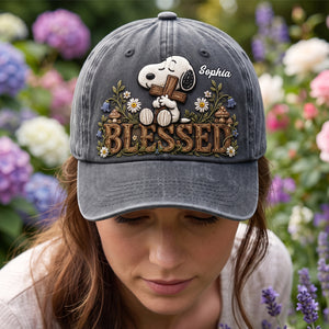 Blessed Faith Classic Cap Personalized Gifts For Christians 01NATN080726