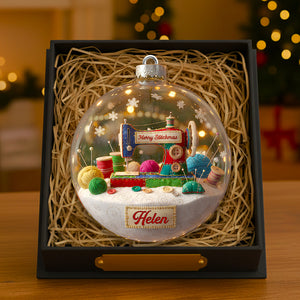 Merry Sewing Christmas Ornament Personalized Gifts for Sewing Lovers 01KIDT300925