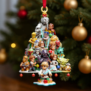 Cosmic Troop Christmas Tree Ornament, Personalized Gifts 01qhdt071025