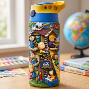 Classroom Friends Colorful Kid Tumbler Personalized Back To School Gift 03HALU270726
