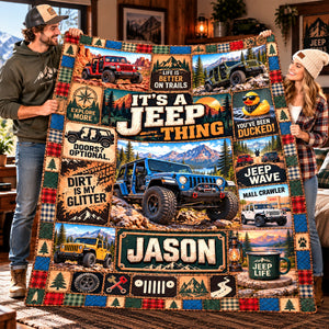 Off-road Blanket - Personalized Gifts For Off-road Lovers 05halu071026