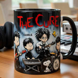 The Cure Beagle Accent Mug - Personalized Gifts For Music Lovers 03hudt290726