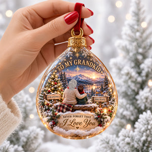 Grandma Loving Christmas Ornament - Personalized Gifts For Grandma 02padh081026