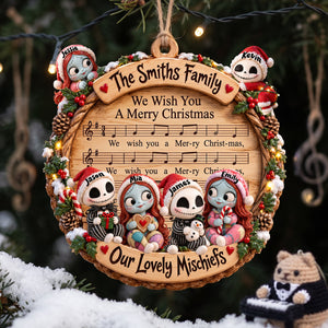 Lovely Mischief Christmas Ornament - Personalized Gifts For Christmas 05pata221026-Homacus