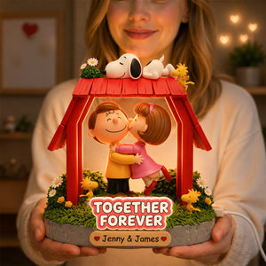 Together Forever Acrylic Light Box - Personalized Gifts For Couple 06hudh290726