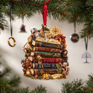 Classic Fantasy Book Ornament - Personalized Christmas Gifts 06nalu300926