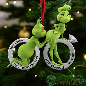 Naughty Couple Christmas Ornament - Personalized Gifts 05ohqn120925