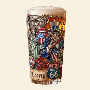 Patriotism Beer Glass - Personalized Gifts For Patriots 03pata270526