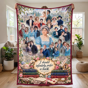 Regency Fiction Blanket - Personalized Gifts For Reading Lovers 06qhtn081026