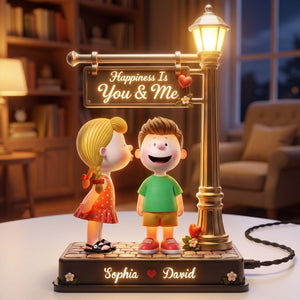 Cute Love Acrylic Light Box - Personalized Gifts For Couple 05nalu220726-Homacus