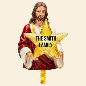 Holiday Acrylic Christmas Tree Topper – Personalized Gifts For Christians 04pgqn151125