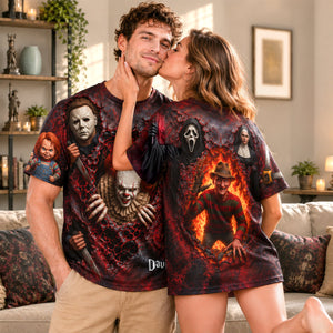 Midnight Horror 3D Shirt - Personalized Gifts For Horror Lovers 04TYDH270726