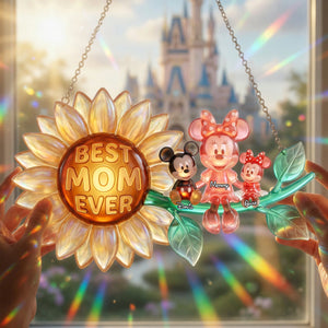 Best Mom Ever Acrylic Suncatcher Ornament - Personalized Gifts For Mom 03nalu230426