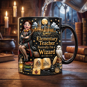 Teacher Wizard Magic Coffee Mug - Personalized Gifts For Teacher 01ohdh110726
