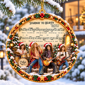 Led Zeppelin Ornament - Personalized Gifts For Music Christmas Ornament 09NAQN231026
