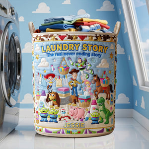 Endless Load Quilted Laundry Basket - Personalized Gifts 03qhta110726