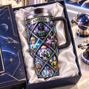 Cosmic Character Christmas Tumbler - Personalized Gifts 05palu241026
