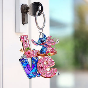 Cute Couple – Personalized Keychain 03toqn301225