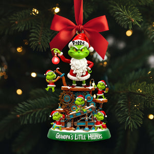 Grandparent’s Little Helpers Ornament - Personalized Gift For Grandparents 04PALU171125