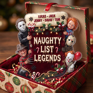 Creepy Christmas Legends Ornament - Personalized Gifts For Family 04TYTN130826