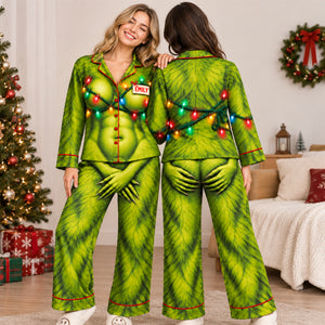 Mischievous Couple Pajama - Personalized Christmas Gifts For Couple 04hadh300926