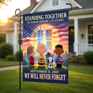 Standing Together Memorial Garden Flag - Personalized Gifts 01tyqn230726