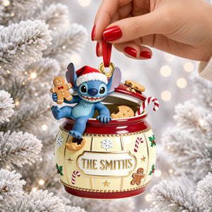 Playful Buddy Jam Jar Ornament - Personalized Gift For Christmas 06HADH021026
