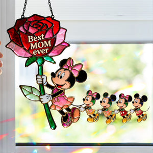 Mama’s Little Joys Suncatcher - Personalized Gifts For Mom 06TGLU080426-Homacus