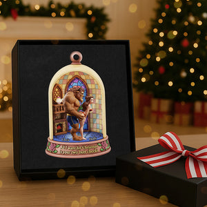 Naughty Couple Acrylic Christmas Ornament, Personalized Gifts 06ohta031125