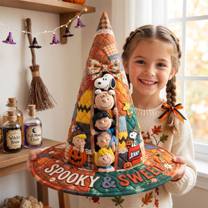 Wondrous Peeking Out Quilted Witch Hat - Personalized Gift 03QHTN140826