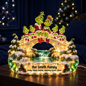 Furry Mischief Family Acrylic Light Box - Personalized Christmas Gifts For Family 02ohdt241026