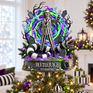 Creepy Christmas Nightmare Acrylic Christmas Tree Topper - Personalized Christmas Gifts 01NAQN071026