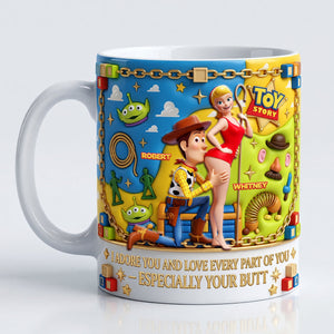 Cheeky Love Coffee Mug - Personalized Gifts For Partners 04OHDT240626-Homacus