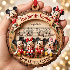 Sweet Family Ornament - Personalized Christmas Gifts For Family 03padt221026