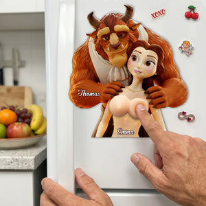 Cheeky Couples Acrylic Fridge Magnet - Personalized Gifts For Couples 02ohlu190626