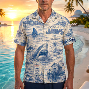 Toile De Jouy Hawaiian Shirt - Personalized Gifts 05nadh170626-Homacus