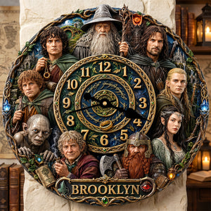 Fantasy Adventure Acrylic Hanging Wall Clock - Personalized Gifts For Fantasy Lovers 02hudt090726