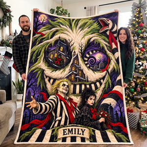 Gothic-Style Charismatic Ghost Blanket - Personalized Christmas Gifts 06hatn261026