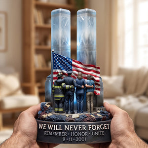 We Will Never Foget Acrylic Plaque - Personalized Gifts 05totn280726
