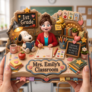 Teacher Classroom Acrylic Plaque - Personalized Gifts For Teacher 03hatn070726