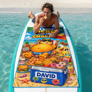 Beach Snacks Club Beach Towel - Personalized Gifts 04HADT180726