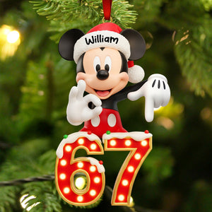 Six Seven Acrylic Ornament - Personalized Christmas Gifts 03OHQN181125